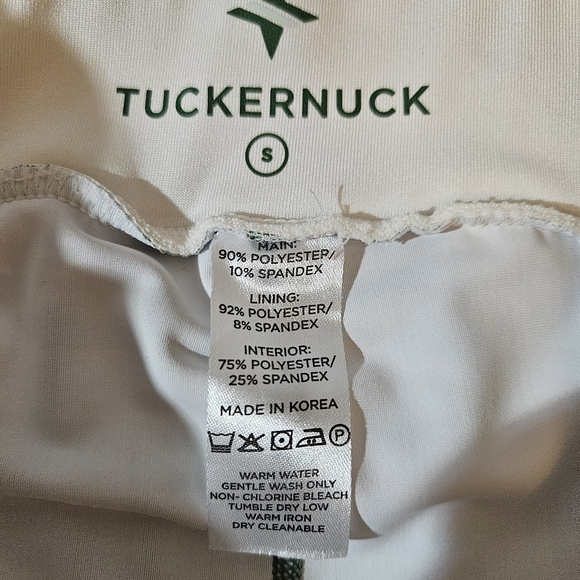 Tuckernuck White and Green Gingham Elena Skort Size Small Tennis Golf Sports - Picture 2 of 7